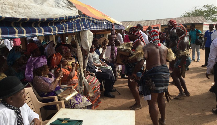 Ikpirikpi Ogu performs at Amankalu day